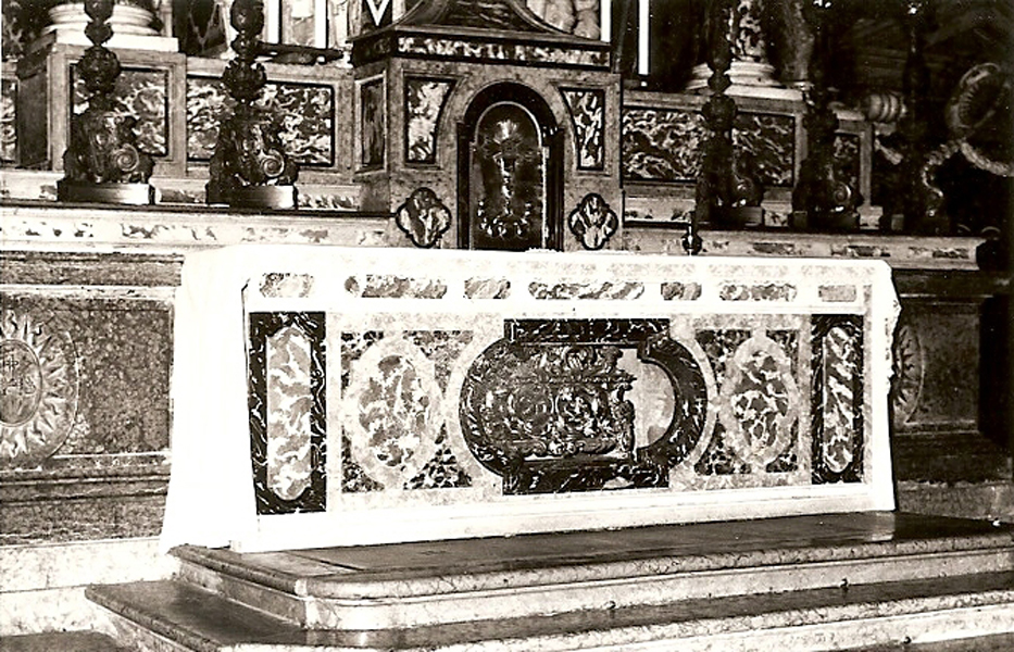 mensa d'altare - bottega modenese (sec. XVII)