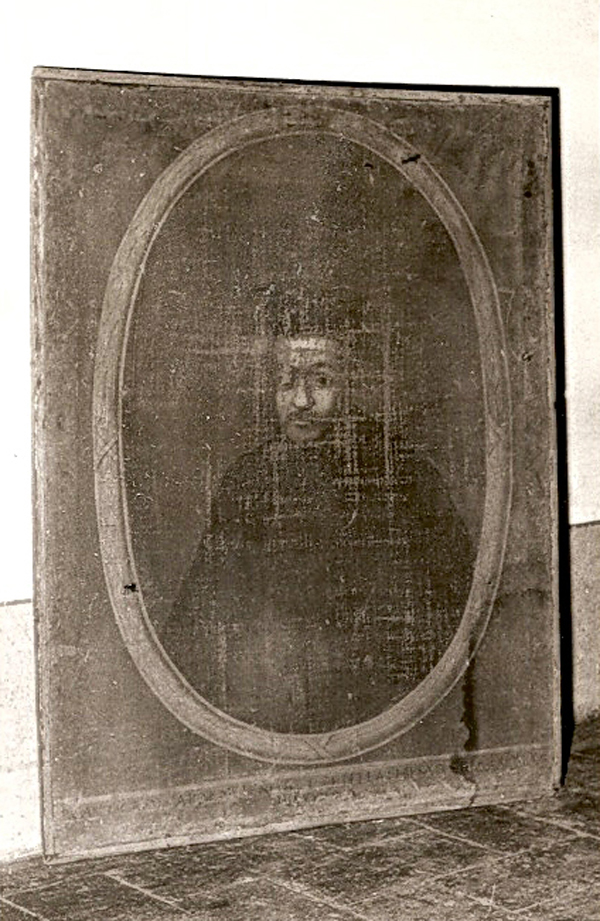 ritratto di benefattore della chiesa (dipinto) - ambito modenese (sec. XVII)