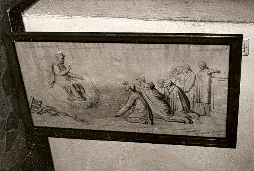 Sant'Ignazio di Loyola (bozzetto) di Malatesta Adeodato (sec. XIX)