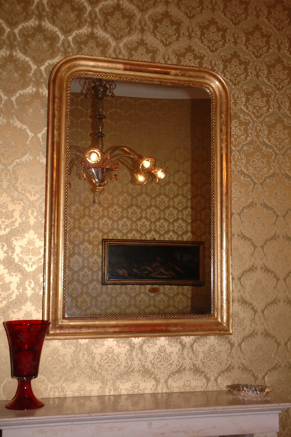 specchiera - bottega italiana (fine sec. XIX)