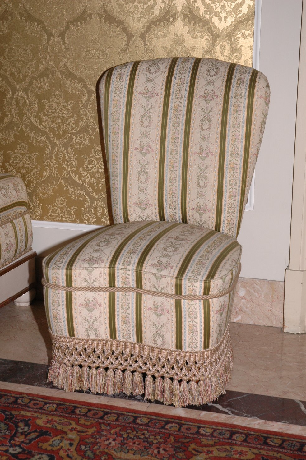 poltroncina - bottega italiana (prima metà sec. XIX)