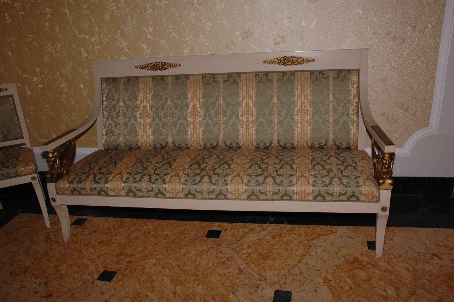 divanetto - bottega italiana (sec. XIX)