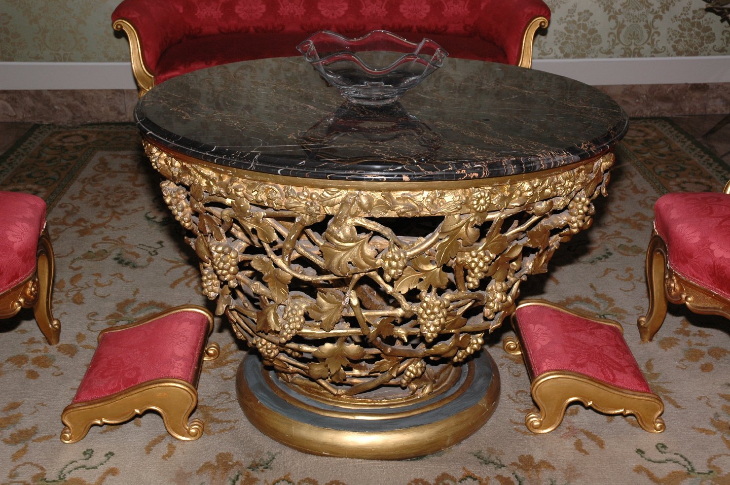 tavolino - bottega italiana (fine sec. XIX)