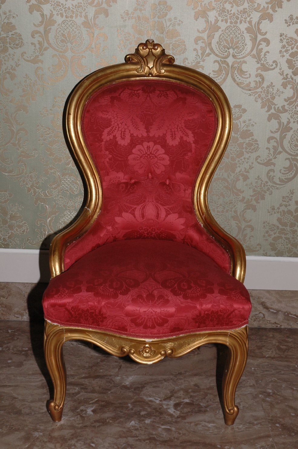 poltroncina - bottega italiana (sec. XIX)