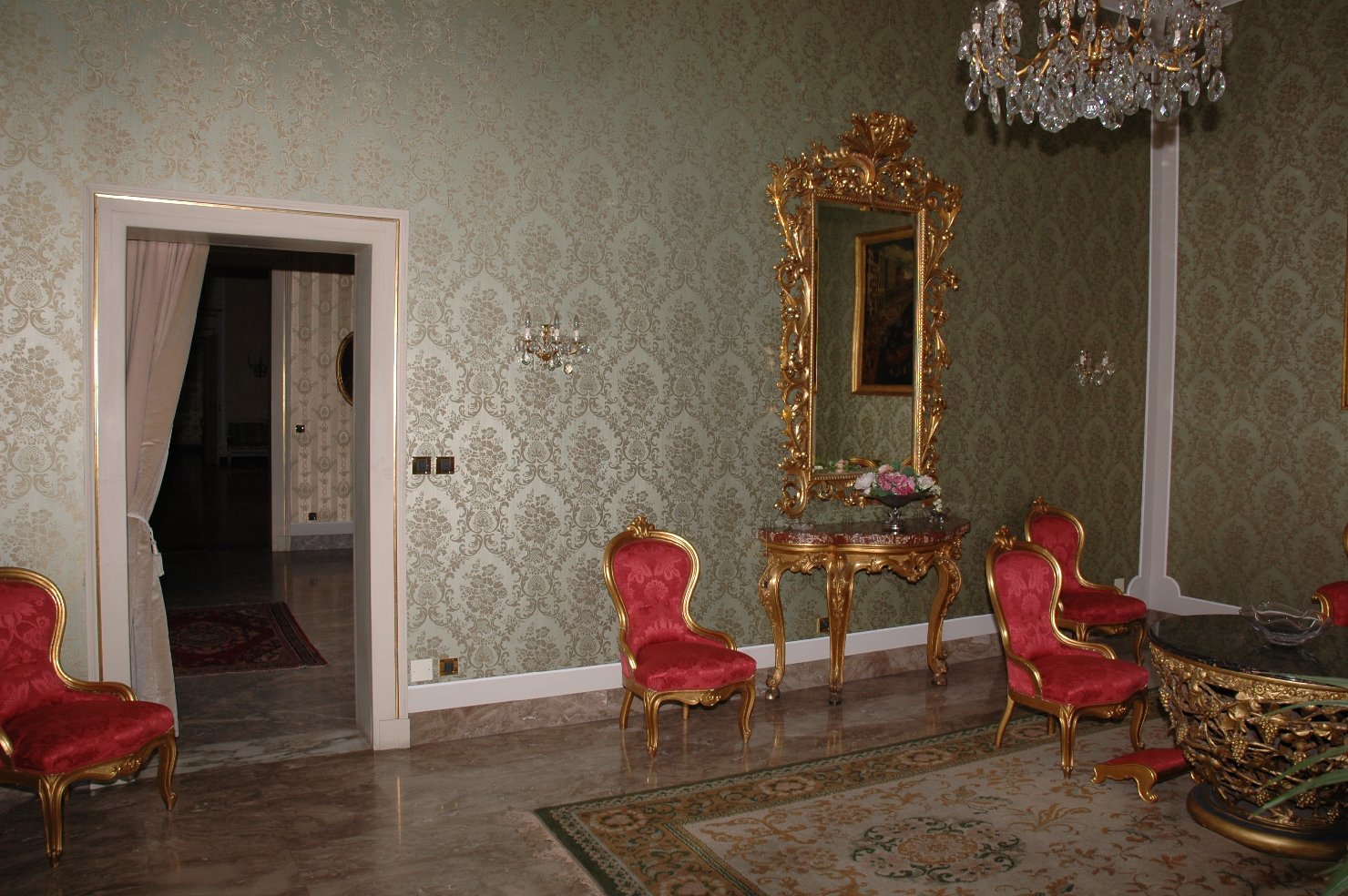 lampadario - bottega italiana (sec. XX)