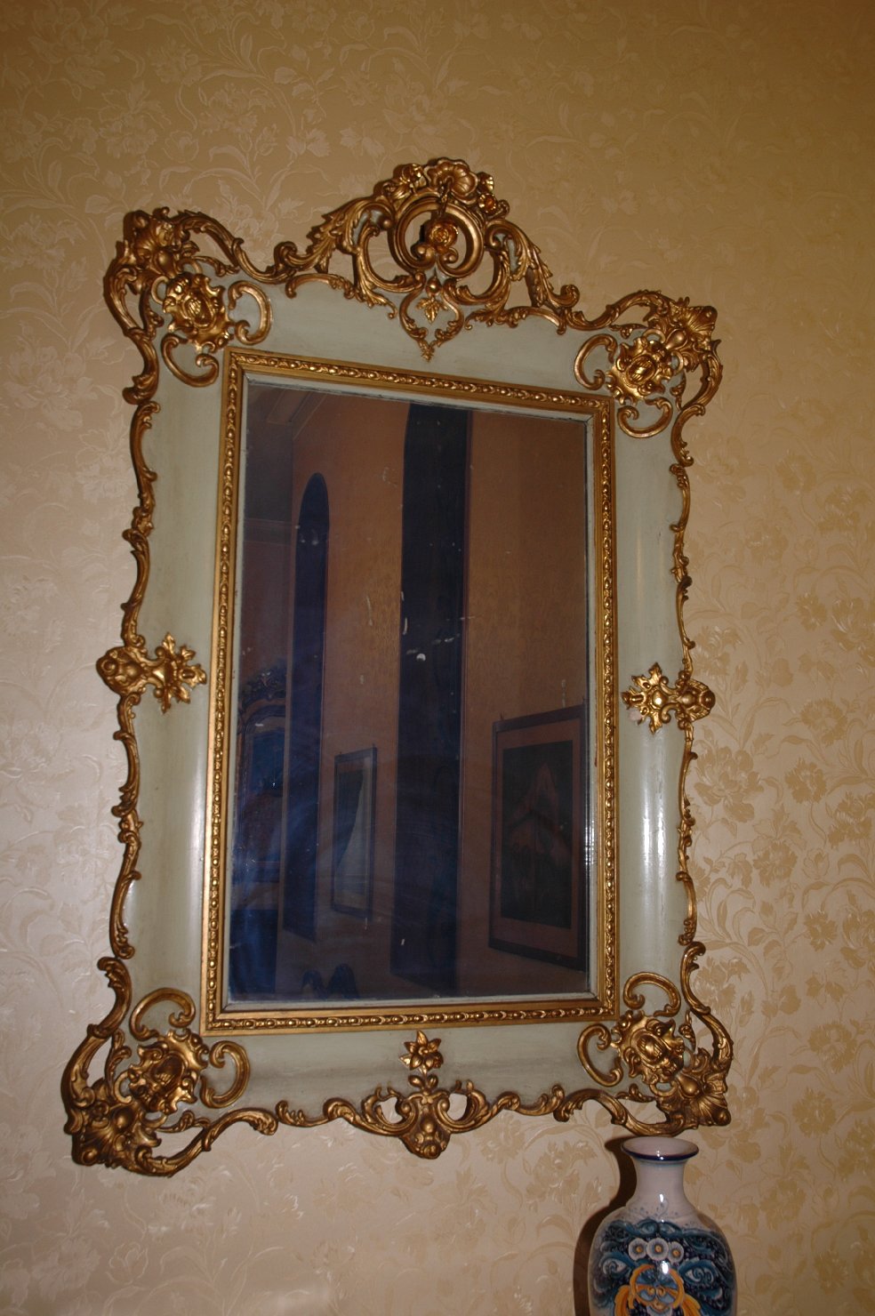 specchiera - bottega italiana (seconda metà sec. XIX)