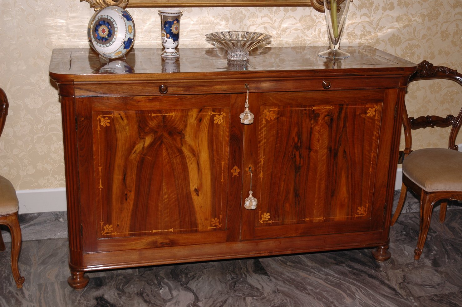 credenza - bottega modenese (seconda metà sec. XIX)