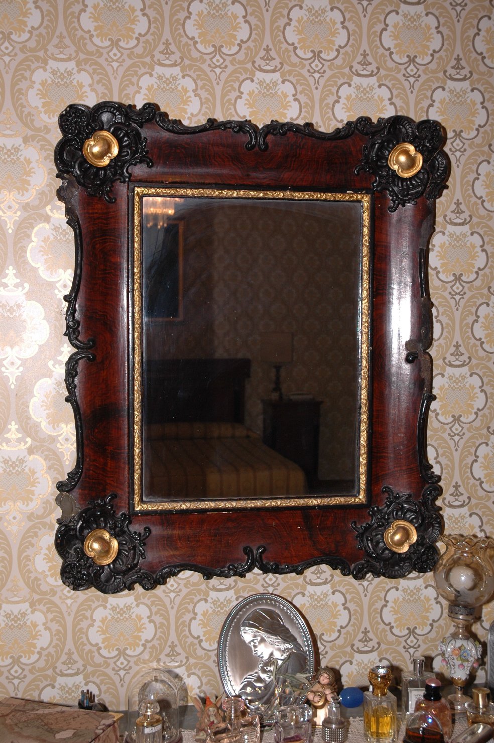 specchiera - bottega italiana (metà sec. XIX)