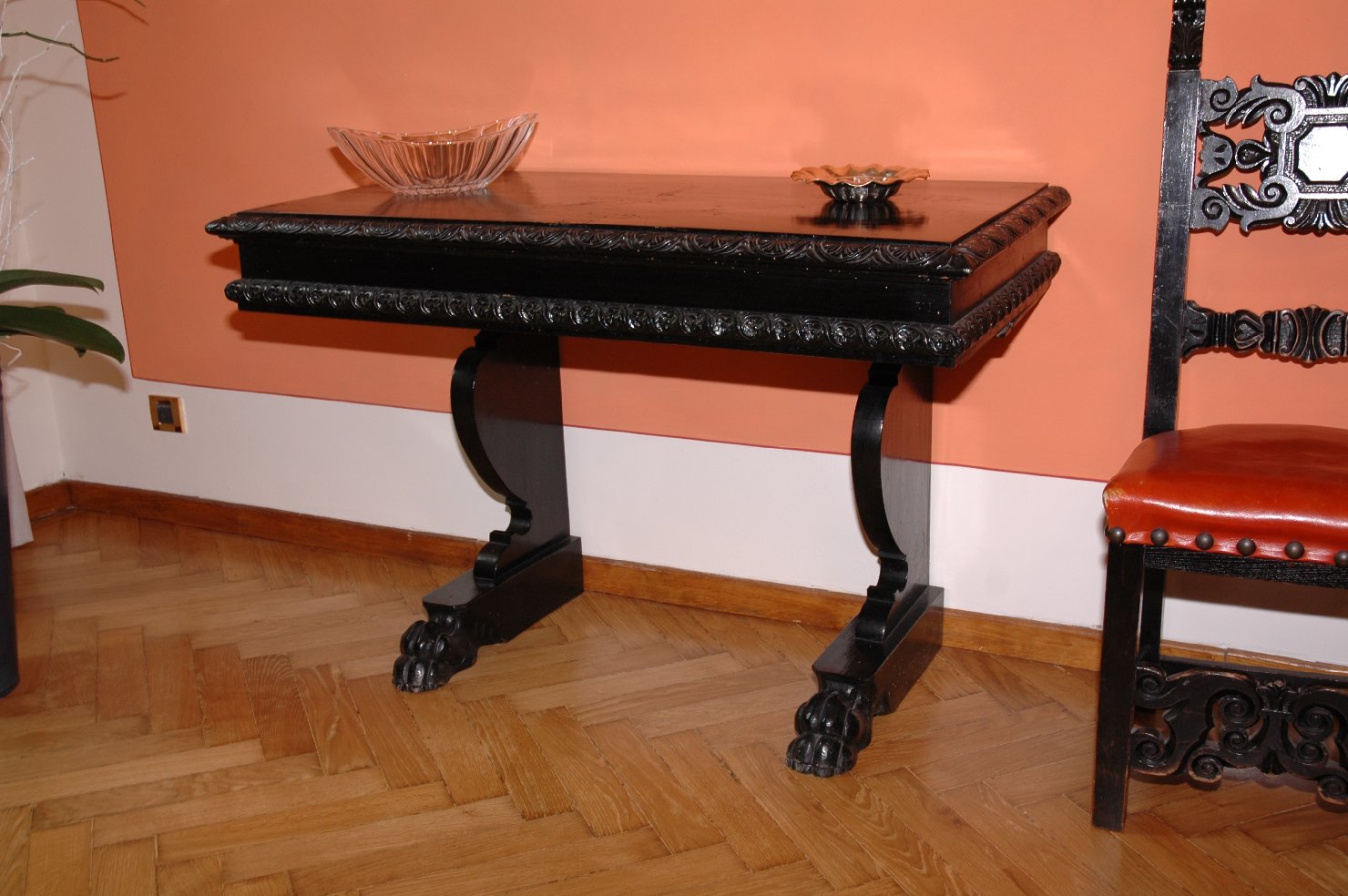 console - bottega bolognese (sec. XIX)