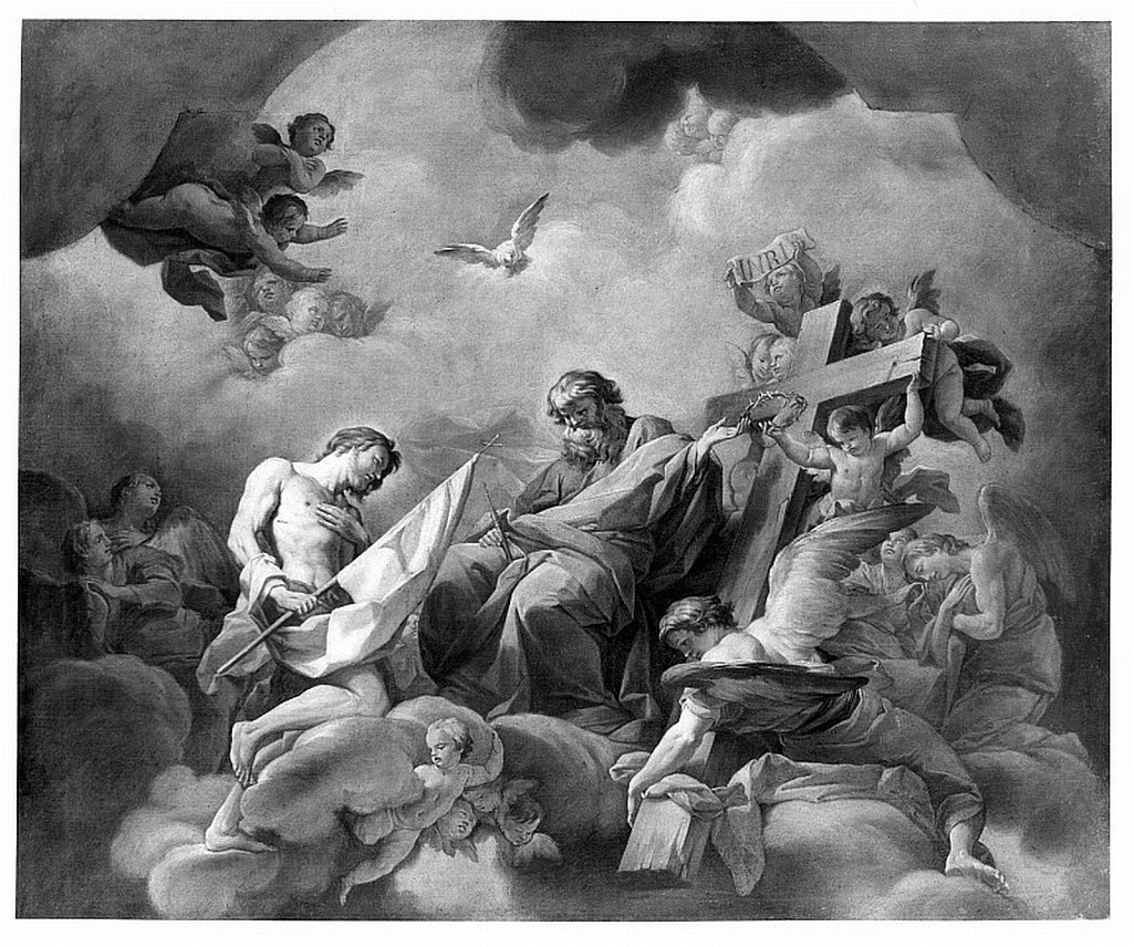 La Trinità, Trinità (dipinto, opera isolata) di Giaquinto Corrado (sec. XVIII)