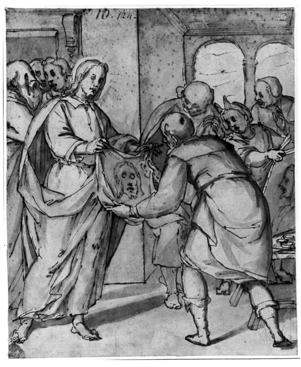 visione di Anania (disegno) di Paggi Giovanni Battista (fine/inizio secc. XVI/ XVII)