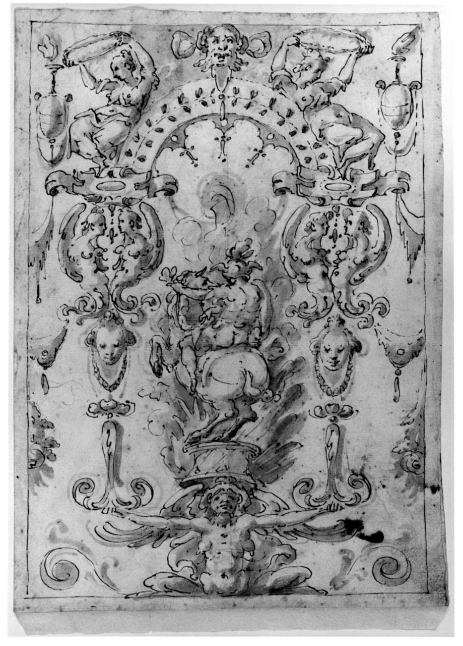 Mercurio (disegno) di Marchetti Marco (sec. XVI)