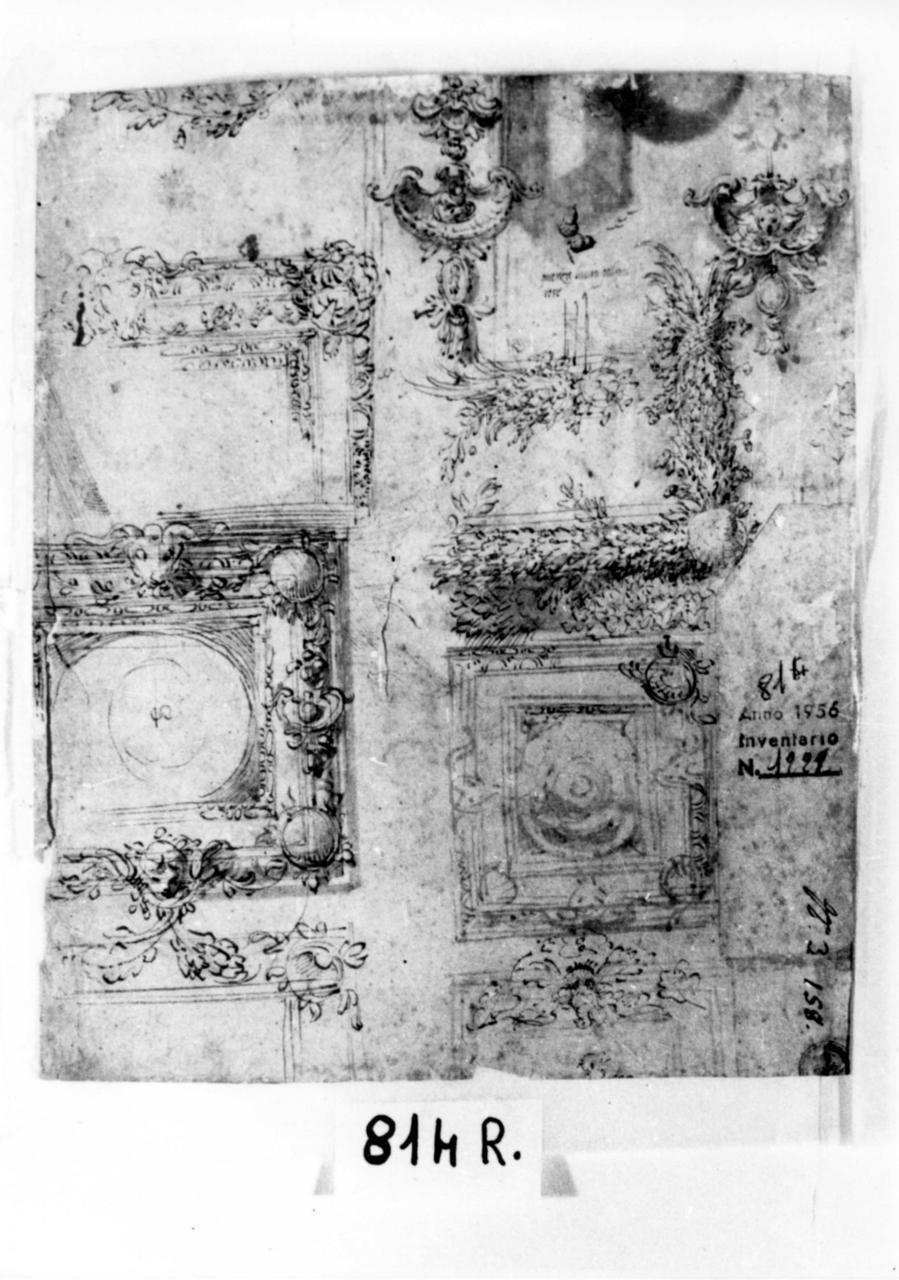 architettura (disegno) di Parmigianino (sec. XVI)