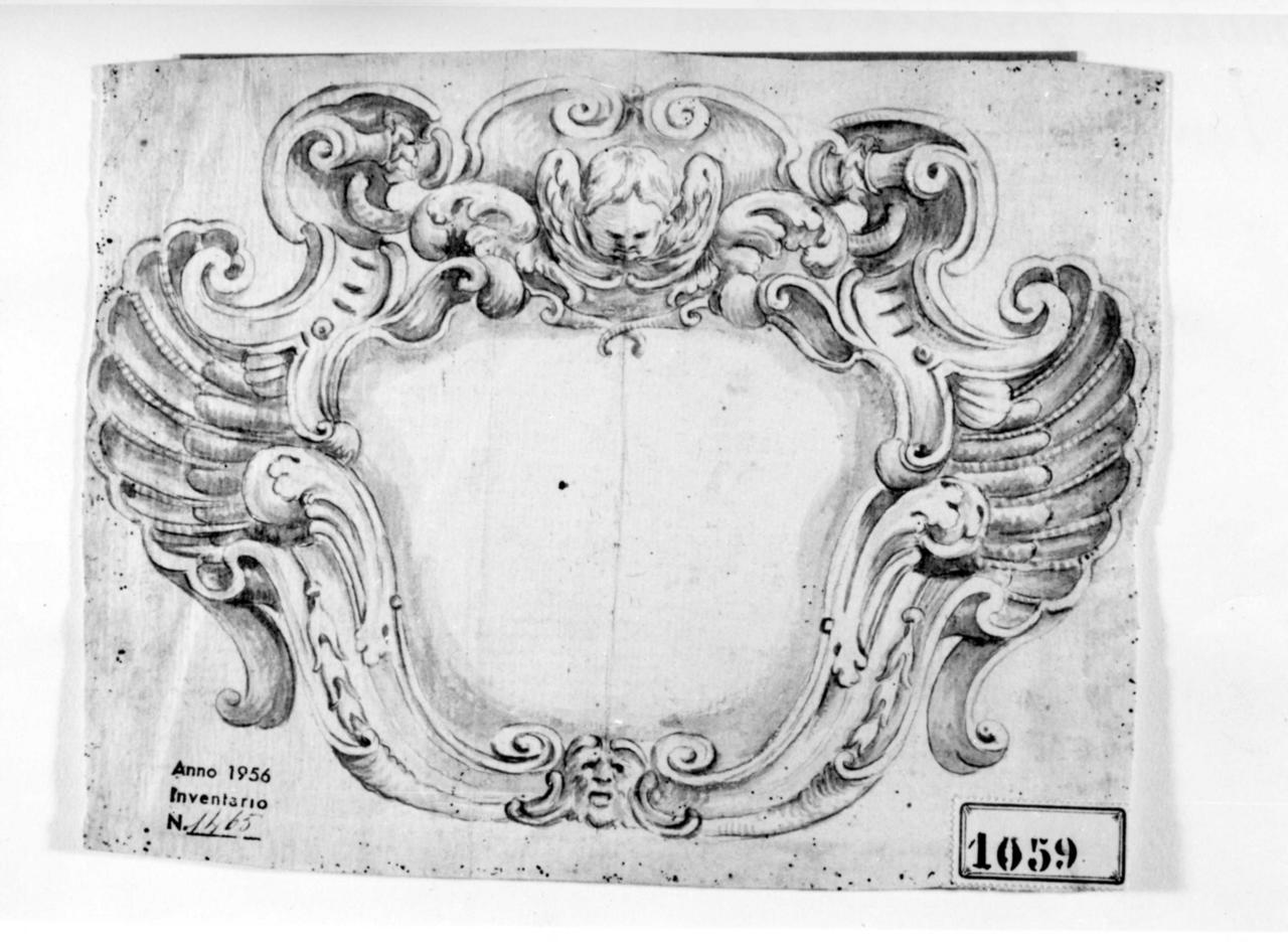 cornice (disegno) di Orlandi Stefano (attribuito) (metà sec. XVIII)