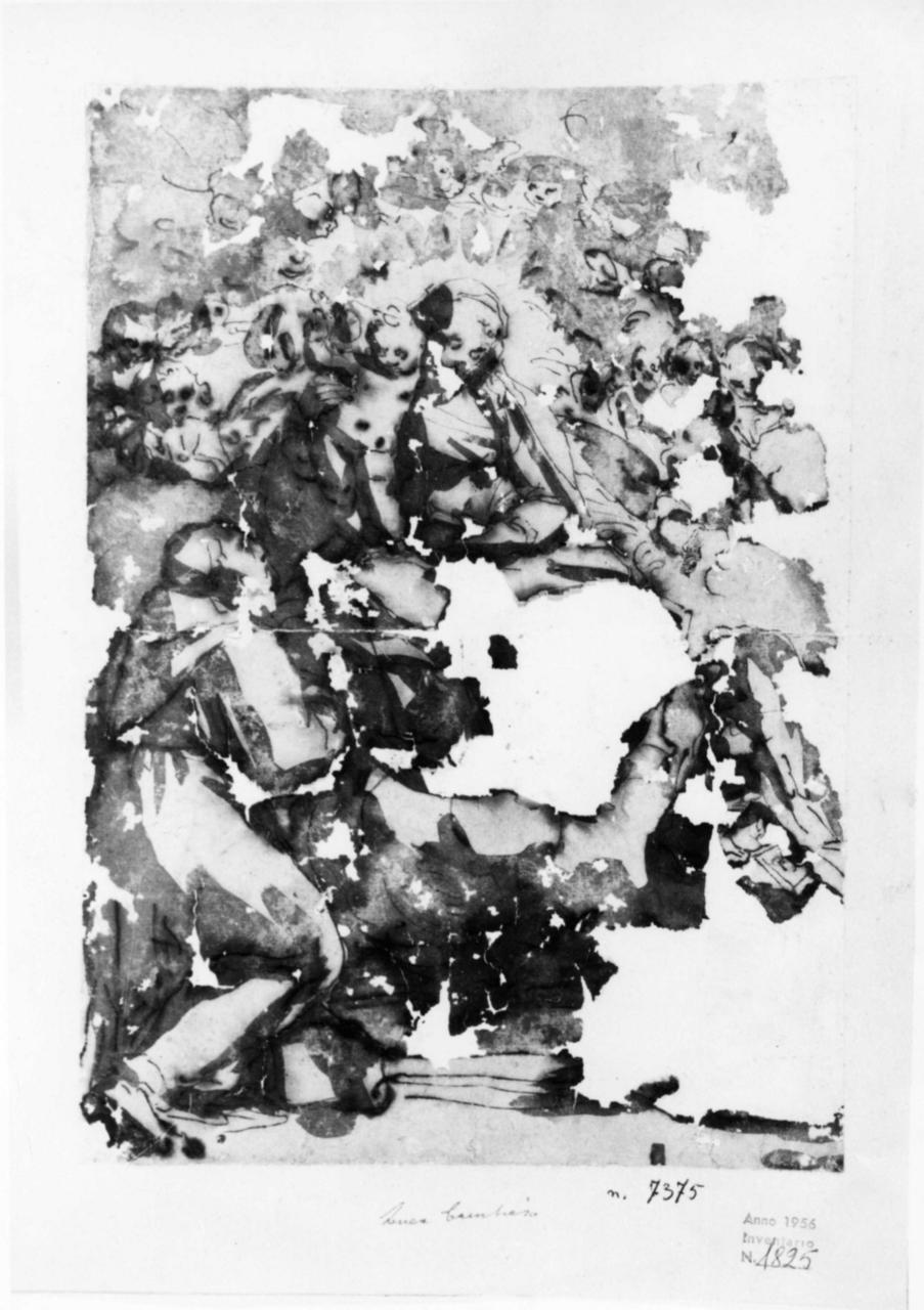 Madonna con Bambino e Santi (disegno) - ambito genovese (seconda metà sec. XVI)