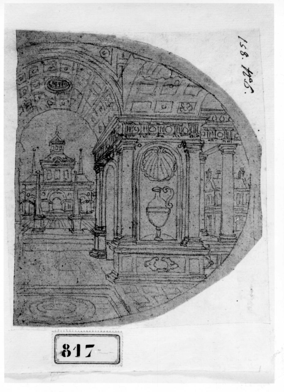 architettura (disegno) - ambito italiano (sec. XVII)