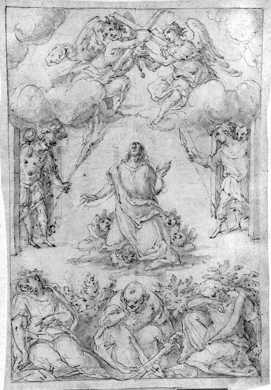 orazione di Cristo nell'orto di Getsemani (disegno) di Marchetti Marco (sec. XVI)