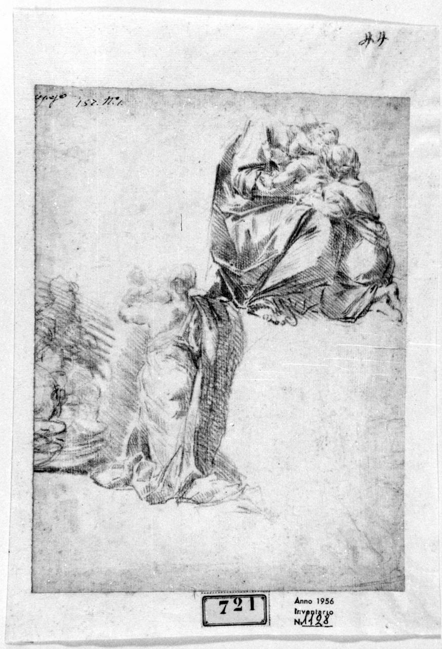 Madonna con Bambino (disegno) - ambito emiliano (sec. XVI)