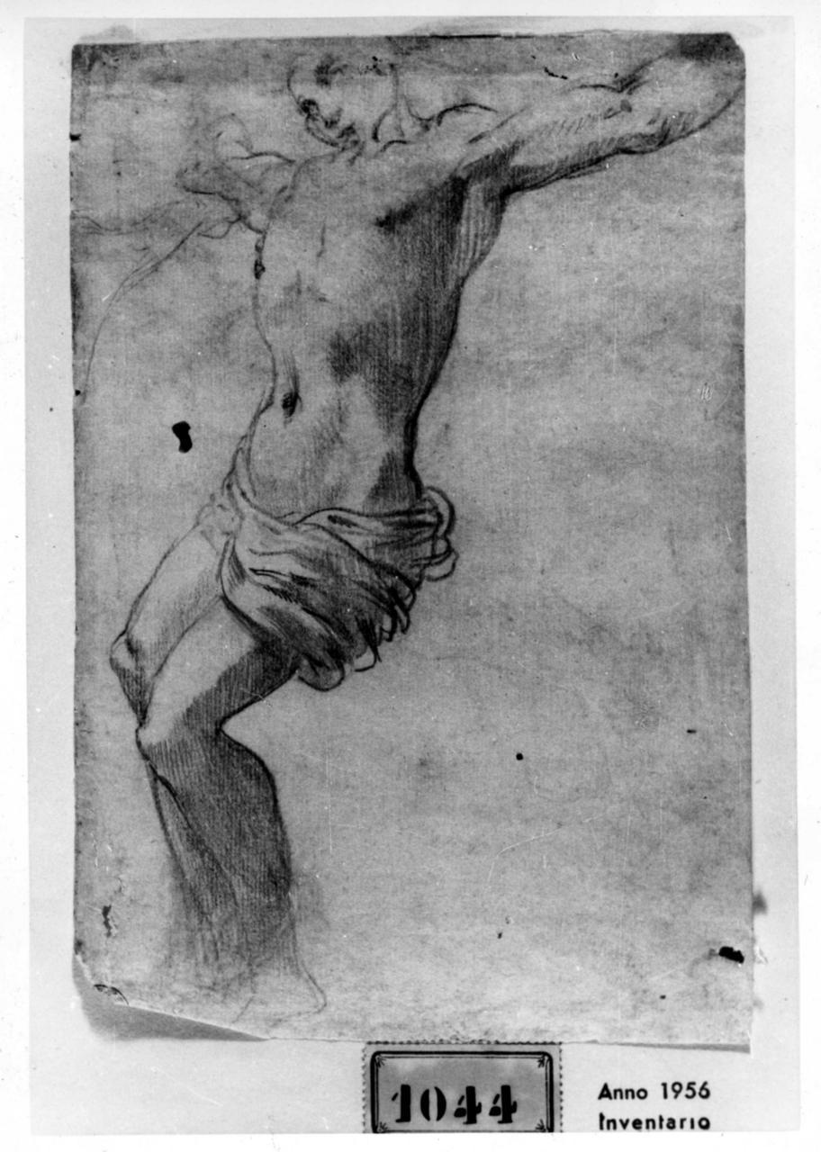crocifissione (disegno) di Tiarini Alessandro (maniera) (sec. XVII)