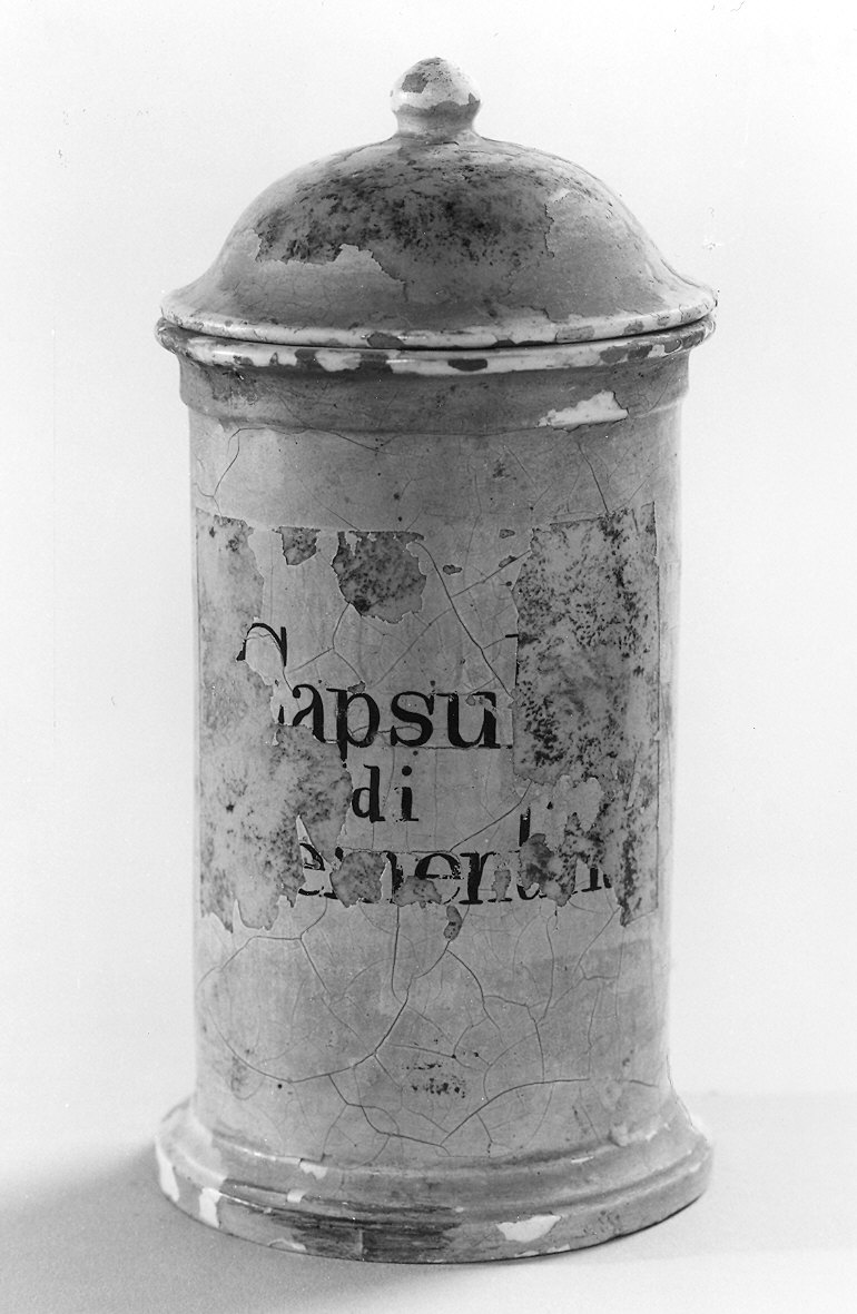 barattolo - manifattura parmense (?) (sec. XIX)