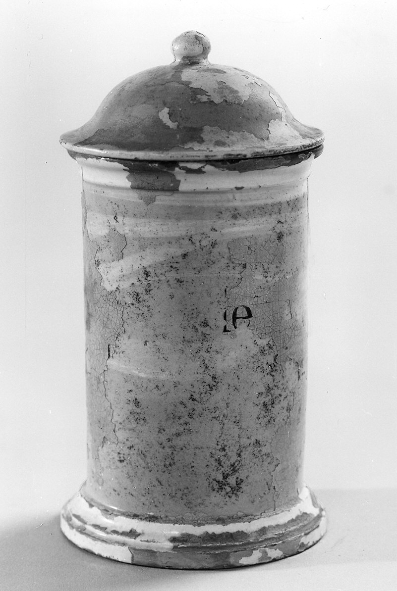 barattolo - manifattura parmense (?) (sec. XIX)