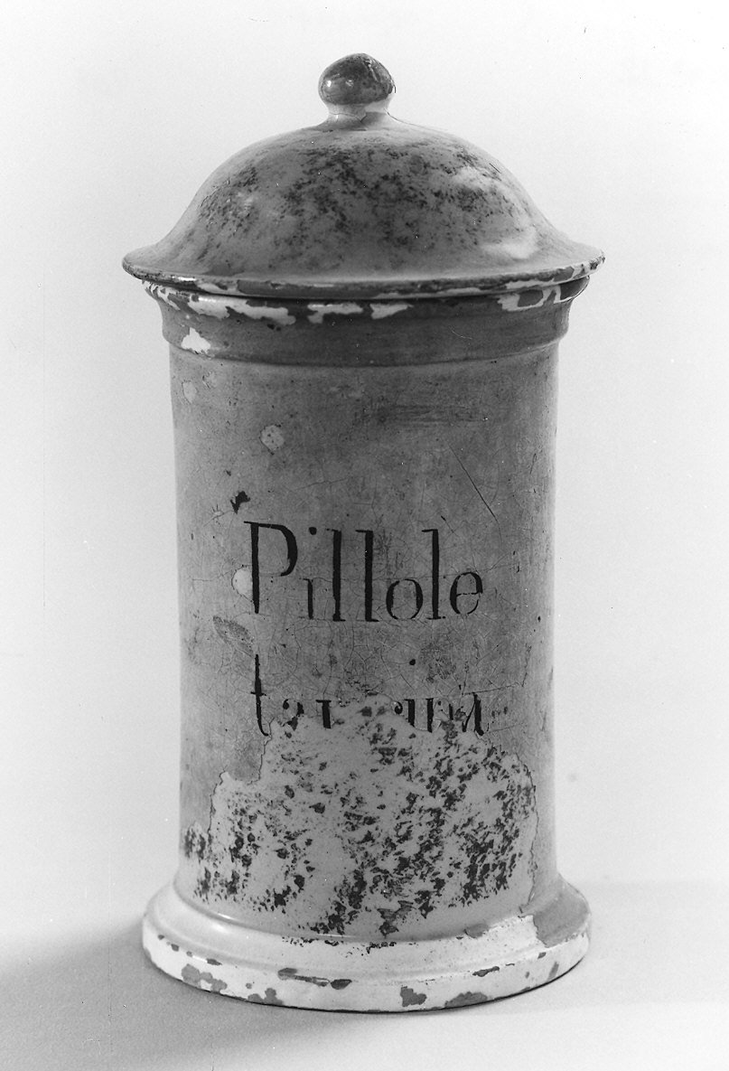 barattolo - manifattura parmense (?) (sec. XIX)