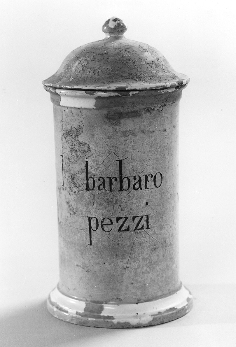 barattolo - manifattura parmense (?) (sec. XIX)