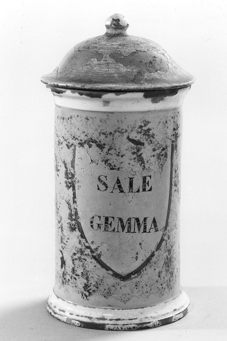 barattolo - manifattura parmense (?) (sec. XIX)