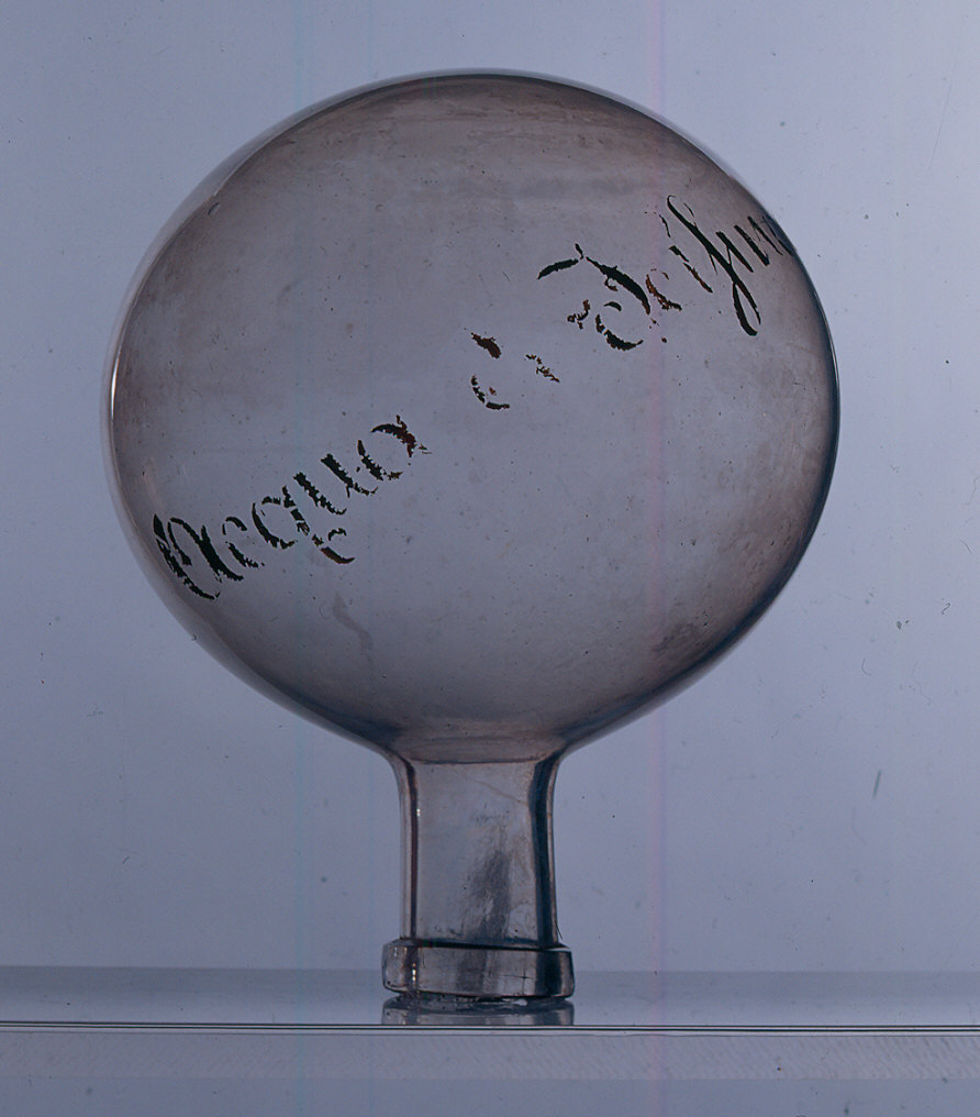 bottiglia - manifattura parmense (primo quarto sec. XIX)