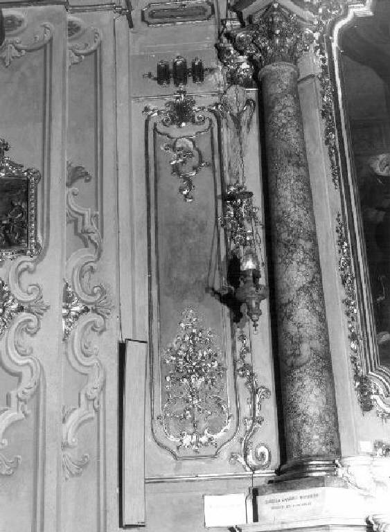 MOTIVI DECORATIVI FLOREALI (decorazione plastica, elemento d'insieme) - PRODUZIONE GENOVESE (sec. XVIII)