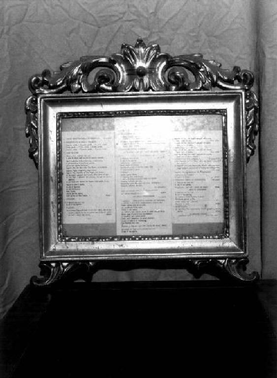 motivi decorativi vegetali (cartagloria, elemento d'insieme) - bottega ligure (fine/inizio secc. XIX/ XX)