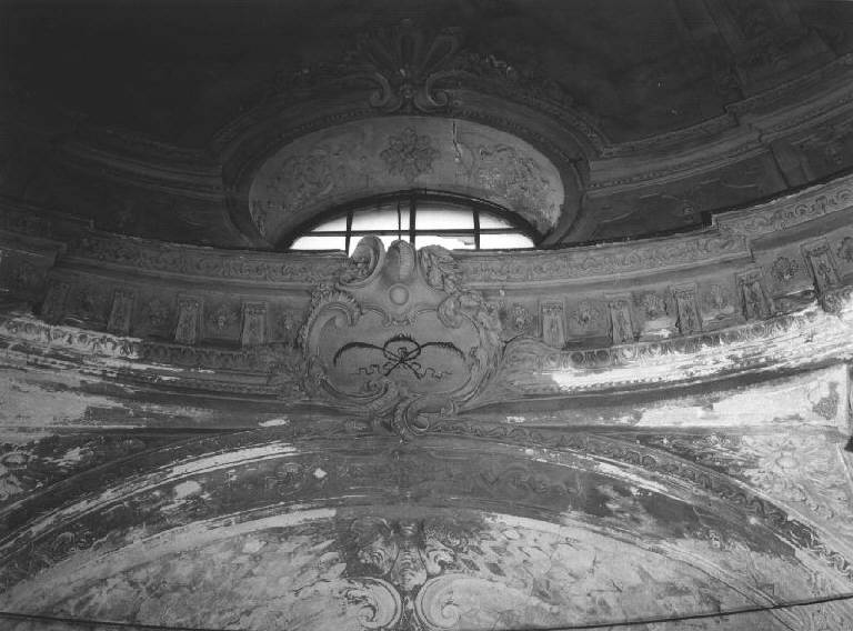 simboli della passione (cartella, elemento d'insieme) - bottega ligure (secondo quarto sec. XVIII)