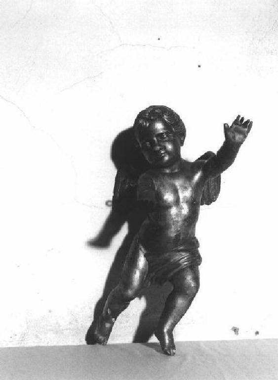 ANGELO (scultura, elemento d'insieme) - bottega ligure (secc. XVIII/ XIX)