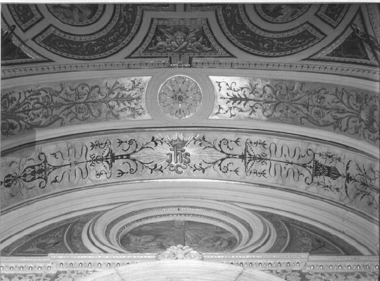 motivi decorativi vegetali (dipinto, elemento d'insieme) - ambito ligure (ultimo quarto sec. XIX)