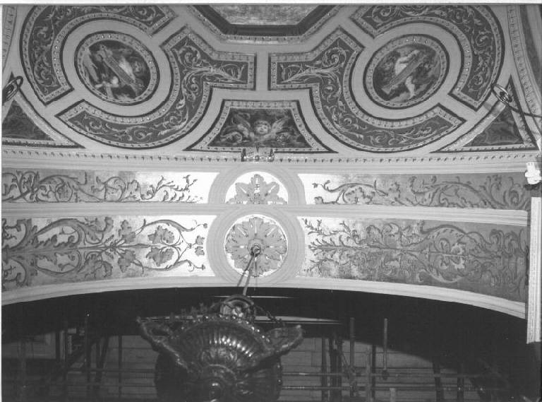 motivi decorativi vegetali (dipinto, elemento d'insieme) - ambito ligure (ultimo quarto sec. XIX)