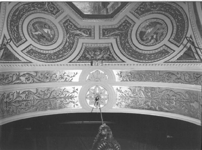 motivi decorativi vegetali (dipinto, elemento d'insieme) - ambito ligure (ultimo quarto sec. XIX)