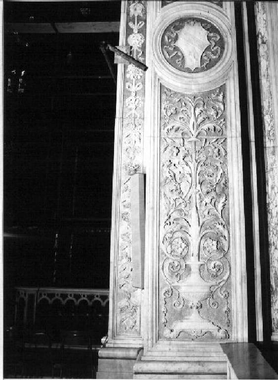 decorazione plastico-pittorica, complesso decorativo - PRODUZIONE LIGURE (secc. XIX/ XX)