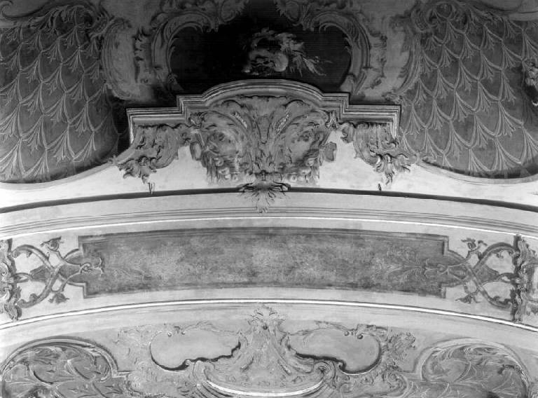 MOTIVI DECORATIVI FITOMORFI (DIPINTO MURALE) - AMBITO LIGURE (INIZIO SEC. XX)