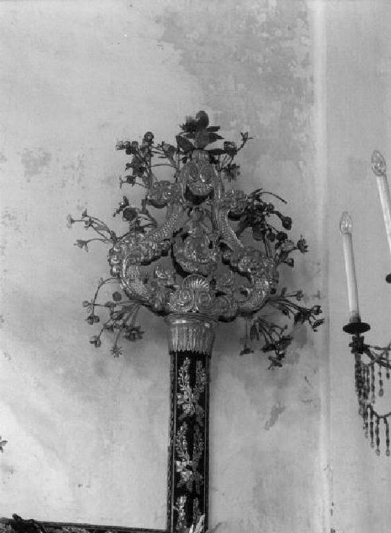 terminale - di croce, coppia - PRODUZIONE LIGURE (prima metà sec. XIX)