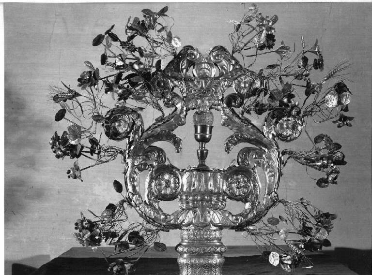 terminale - di croce, elemento d'insieme - bottega genovese (sec. XIX)