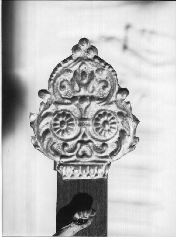 terminale - di croce, elemento d'insieme - PRODUZIONE LIGURE (secc. XVII/ XVIII)