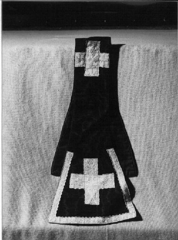 manipolo, elemento d'insieme - manifattura ligure (secondo quarto sec. XX)