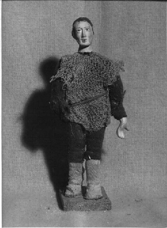 FIGURA MASCHILE (STATUETTA DA PRESEPIO) - PRODUZIONE GENOVESE (primo quarto SEC. XX)