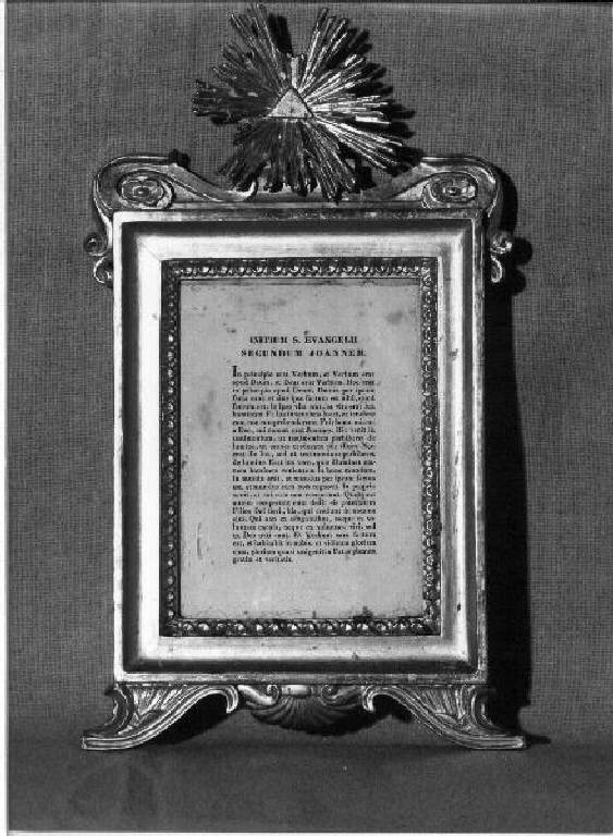 cartagloria, elemento d'insieme - bottega ligure (prima metà sec. XIX)