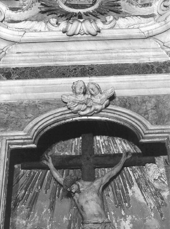 CHERUBINI (gruppo scultoreo, elemento d'insieme) - bottega ligure (secondo quarto sec. XVIII)