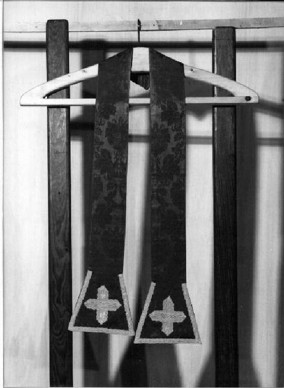 stola, elemento d'insieme - manifattura ligure (prima metà sec. XX)