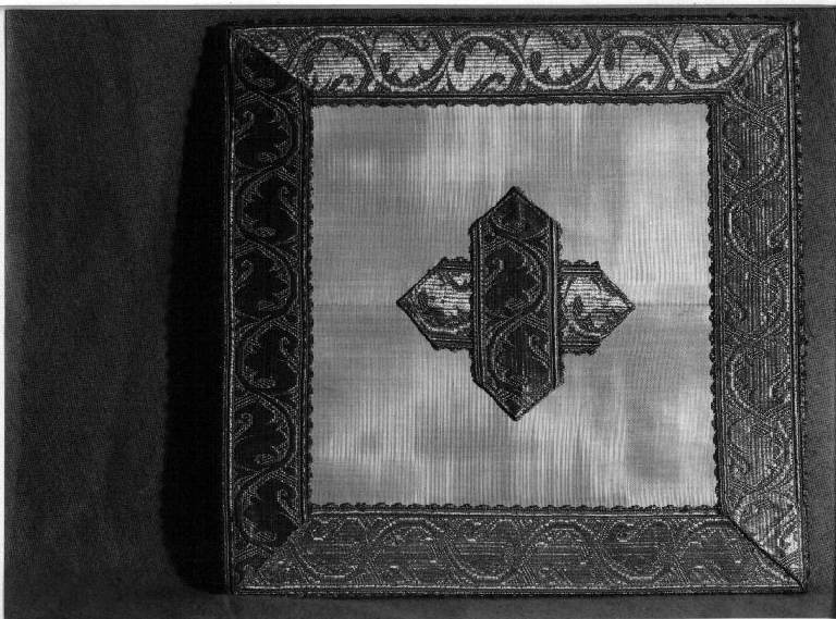 borsa, elemento d'insieme - manifattura ligure (seconda metà sec. XIX)