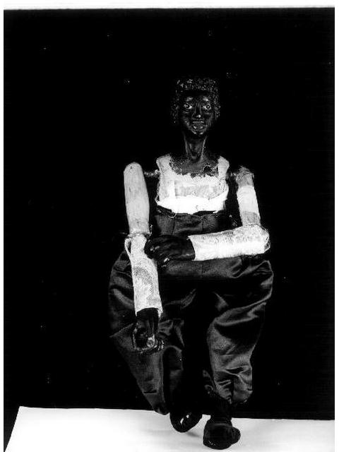 Re Mago (statuetta di presepio, elemento d'insieme) - produzione italiana (seconda metà sec. XIX)