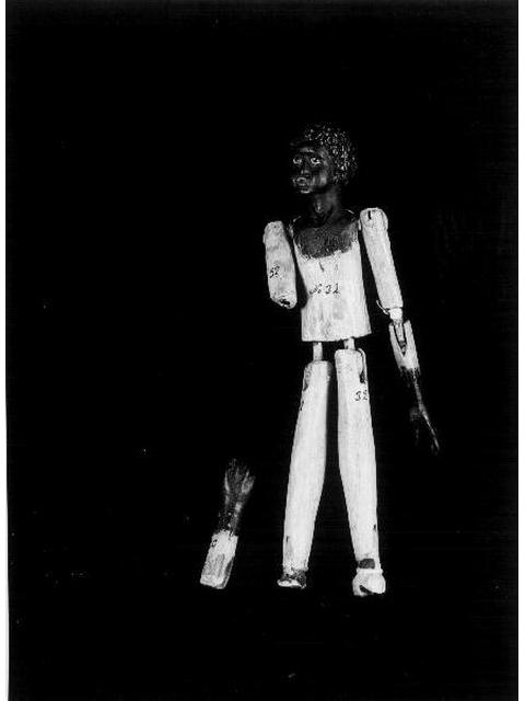 figura maschile (statuetta di presepio, elemento d'insieme) - produzione italiana (seconda metà sec. XIX)