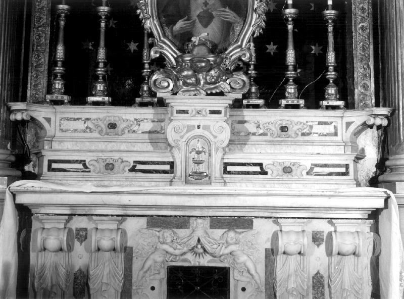 motivi decorativi (gradino d'altare, elemento d'insieme) - bottega ligure (seconda metà sec. XIX)